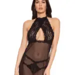 Halter Babydoll w Strappy G-String