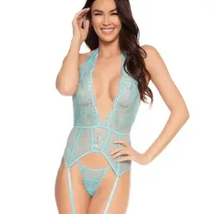 Plunging Bustier w G-String