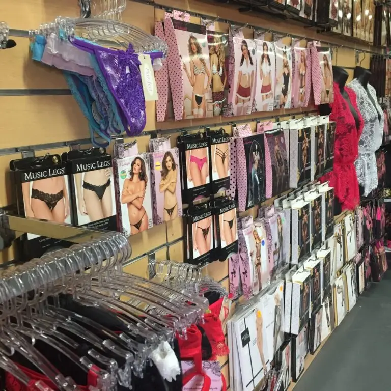 Lingerie in an Adult Store