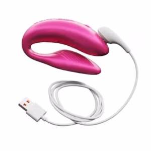 We-Vibe Chorus Rechargeable Couples Vibrator with Squeeze Remote Control - Pink v4