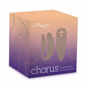We-Vibe Chorus Rechargeable Couples Vibrator with Squeeze Remote Control - Purple