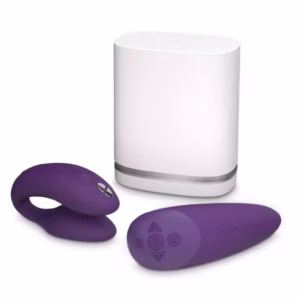 We-Vibe Chorus Rechargeable Couples Vibrator with Squeeze Remote Control - Purple v2