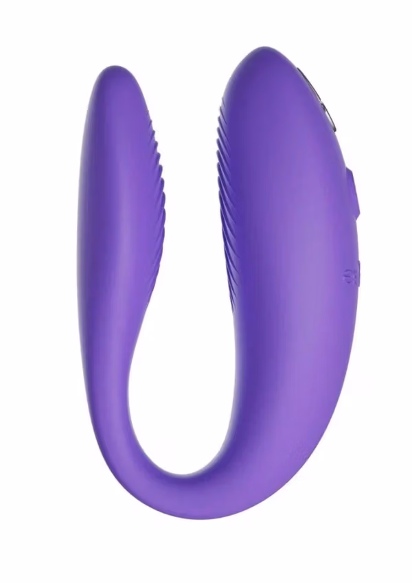 We-Vibe Sync Go App Control Rechargeable Silicone Couples Vibrator - Light Purple v3
