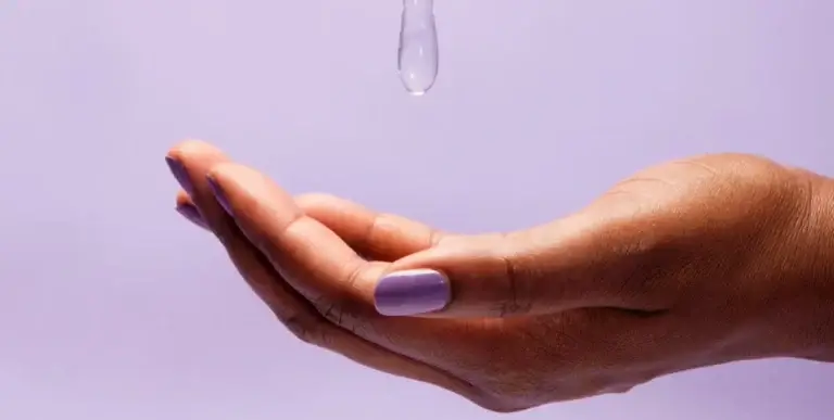 Woman’s Hand with Lube
