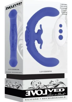 Lovebirds Rechargeable Silicone Dual Vibrator v1