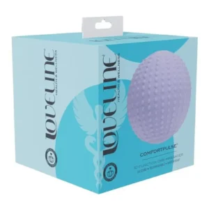 Loveline ComfortPulse 10 Function Silicone Rechargeable Massager - Lavender v1