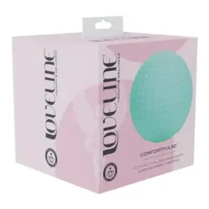 Loveline ComfortPulse 10 Function Vibrating Rechargeable Silicone Duo Massager – Green v1