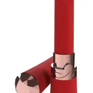 Loveline Dahlia 10 Function Silicone Lipstick Vibrator - Red v3