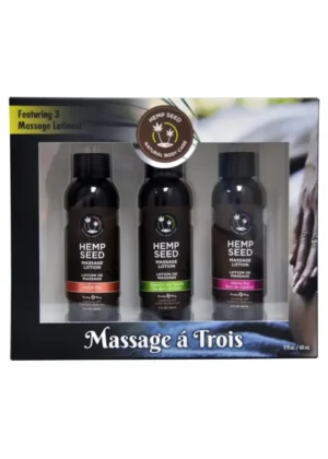 Earthly Body Hemp Seed Massage Lotion Gift Box