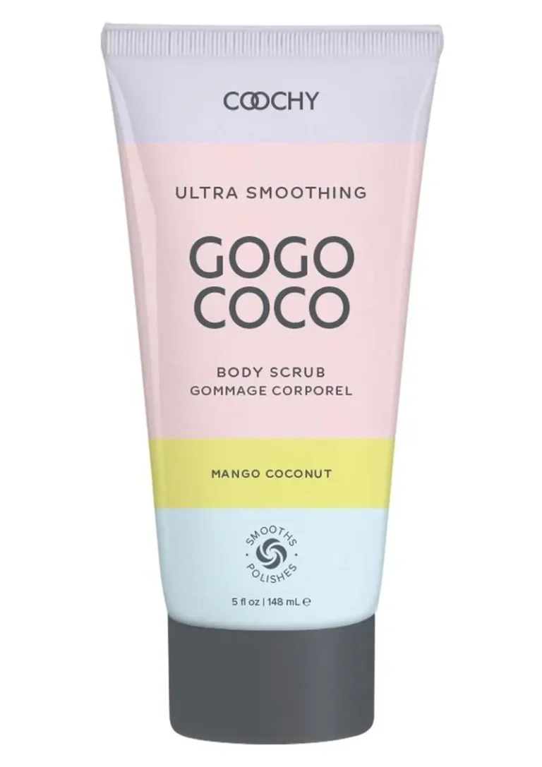 Coochy Ultra Smoothing Gogo Coco Body Scrub Mango Coconut 5oz v1 | Find Your Own Passion Coochy Ultra Smoothing Gogo Coco Body Scrub Mango Coconut 5oz v1