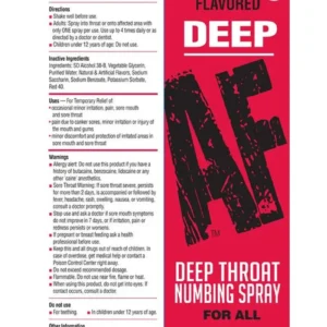 Deep AF Deep Throat Numbing Spray 1oz - Cherry v3