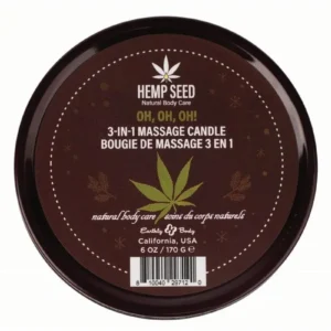 Earthly Body Hemp Seed 3 In 1 Massage Candle - Oh Oh Oh v1