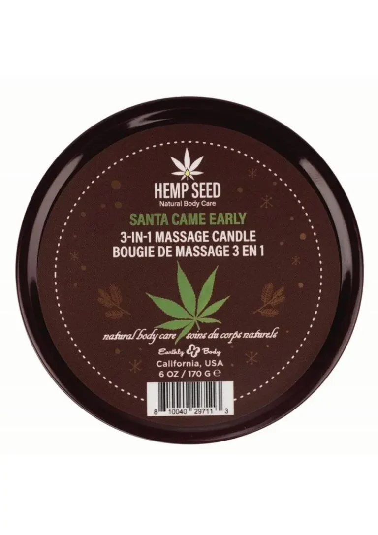 Earthly Body Hemp Seed 3 In 1 Massage Candle - Santa Came Early v1 | Find Your Own Passion Earthly Body Hemp Seed 3 In 1 Massage Candle - Santa Came Early v1