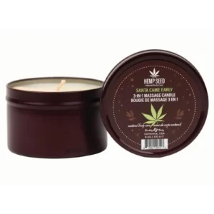 Earthly Body Hemp Seed 3 In 1 Massage Candle - Santa Came Early v2