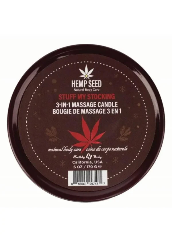 Earthly Body Hemp Seed 3 In 1 Massage Candle - Stuff My Stocking v1