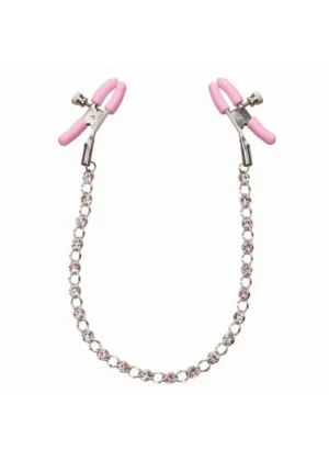 First Time Crystal Nipple Teasers - Pink v2