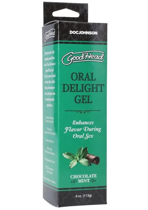 GoodHead Oral Delight Gel Flavored Chocolate Mint 4oz v1