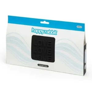 Happy Rabbit LOVE Silicone Storage Zip Bag Black v1