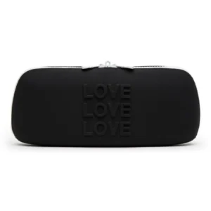 Happy Rabbit LOVE Silicone Storage Zip Bag Black v2