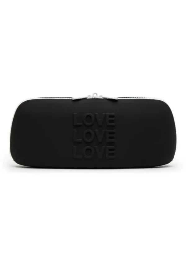 Happy Rabbit LOVE Silicone Storage Zip Bag Black v2
