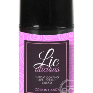 Licolicious Throat Coating Oral Delight Cream Cotton Candy 1.7oz