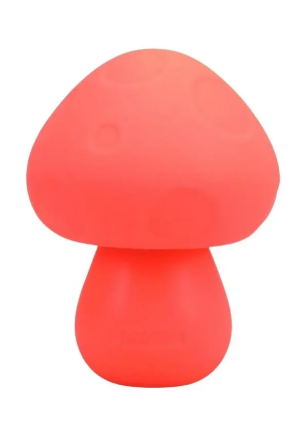 Mochi Mushroom Vibe 10 Function Silicone Rechargeable Vibrator - Peach v2