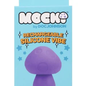 Mochi Mushroom Vibe 10 Function Silicone Rechargeable Vibrator - Purple v1