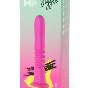Romp Jiggle Rechargeable Silicone Thrusting Vibrating Dildo with Suction Cup v1