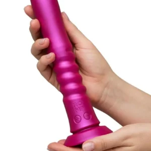 Romp Jiggle Rechargeable Silicone Thrusting Vibrating Dildo with Suction Cup v2