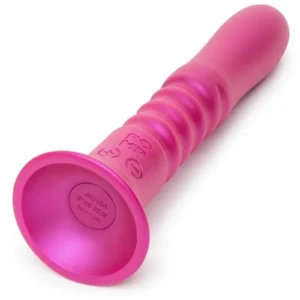 Romp Jiggle Rechargeable Silicone Thrusting Vibrating Dildo with Suction Cup v3