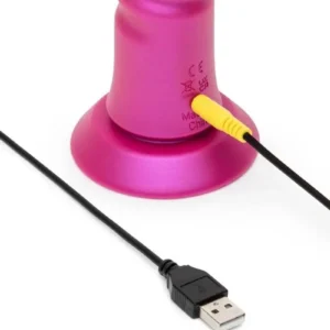 Romp Jiggle Rechargeable Silicone Thrusting Vibrating Dildo with Suction Cup v4