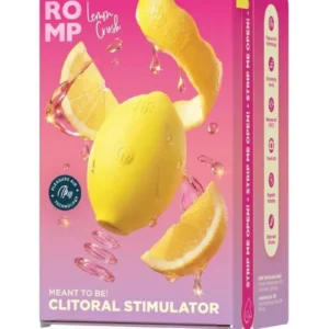 Romp Lemon Crush Clitoral Stimulator with Pleasure Air - Yellow v1