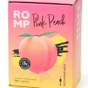 Romp Pink Peach Rechargeable Silicone Vibrator - Orange v1