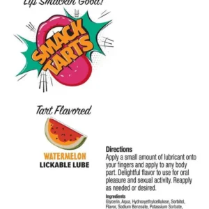 Smack Tart Lickable Lube 2oz - Sour Watermelon v2