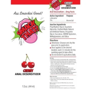 Smack That Anal Desensitizer 1.5oz - Cherry v3