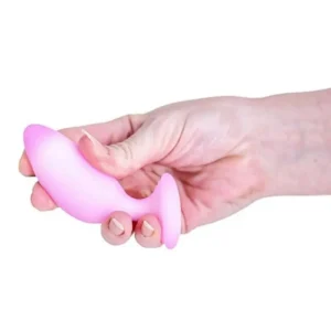 Softies Silicone Anal Plug 4in - Pink v3