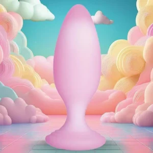 Softies Silicone Anal Plug 4in - Pink v4