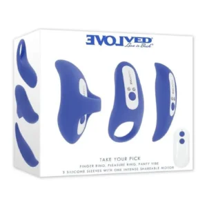 Take Your Pick Rechargeable Silicone Bullet Set with Remote