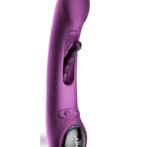 Tempo Pressure Sensing App Controlled Kinky Finger Tapping Rechargeable Silicone G-spot Vibrator v2