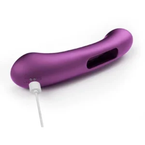 Tempo Pressure Sensing App Controlled Kinky Finger Tapping Rechargeable Silicone G-spot Vibrator v3