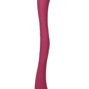 Tryst Duet Rechargeable Silicone Double End Vibrator with Remote Control - Pink v2