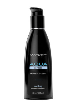 Wicked Sensual Care Aqua Chill Water Based Cooling Lubricant - 2 oz