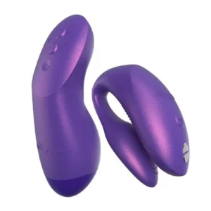 We-Vibe Chorus Rechargeable Silicone Couples Vibrator with Remote Control - Cosmic Purple v2
