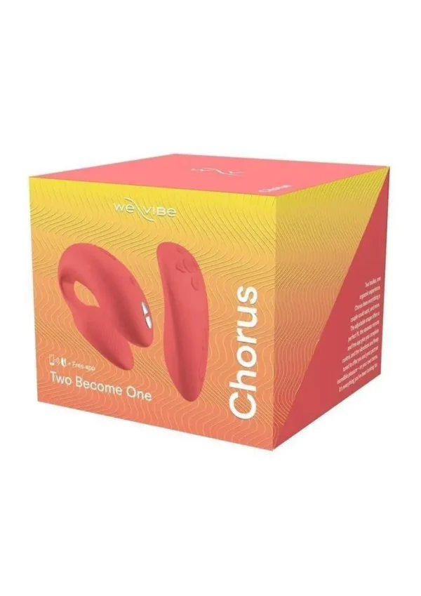 We-Vibe Chorus Rechargeable Silicone Couples Vibrator with Remote Control - Crave Coral v1