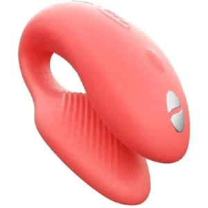 We-Vibe Chorus Rechargeable Silicone Couples Vibrator with Remote Control - Crave Coral v3
