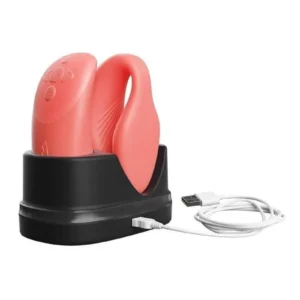 We-Vibe Chorus Rechargeable Silicone Couples Vibrator with Remote Control - Crave Coral v4