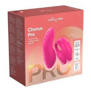 We-Vibe Chorus Rechargeable Silicone Couples Vibrator with Remote Control - Electric Pink v1