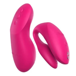 We-Vibe Chorus Rechargeable Silicone Couples Vibrator with Remote Control - Electric Pink v2