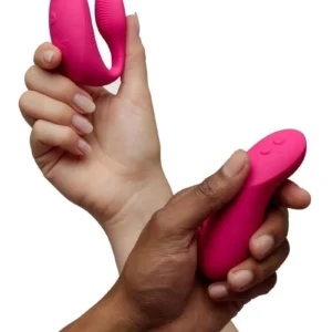 We-Vibe Chorus Rechargeable Silicone Couples Vibrator with Remote Control - Electric Pink v3