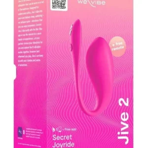We-Vibe Jive 2 Silicone Rechargeable Wearable G-Spot Vibrator with Remote Control - Electric Pink v1